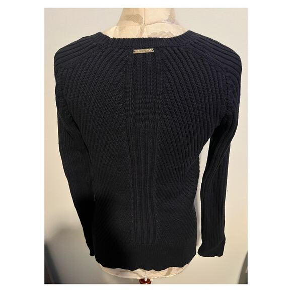 Michael Kors Long Sleeve Studded Crewneck Sweater Medium - Picture 4 of 7